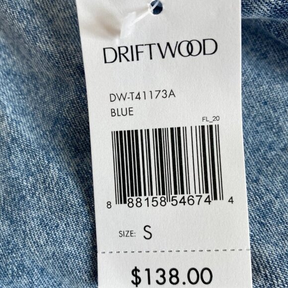 Driftwood embroidered denim top - Picture 11 of 13